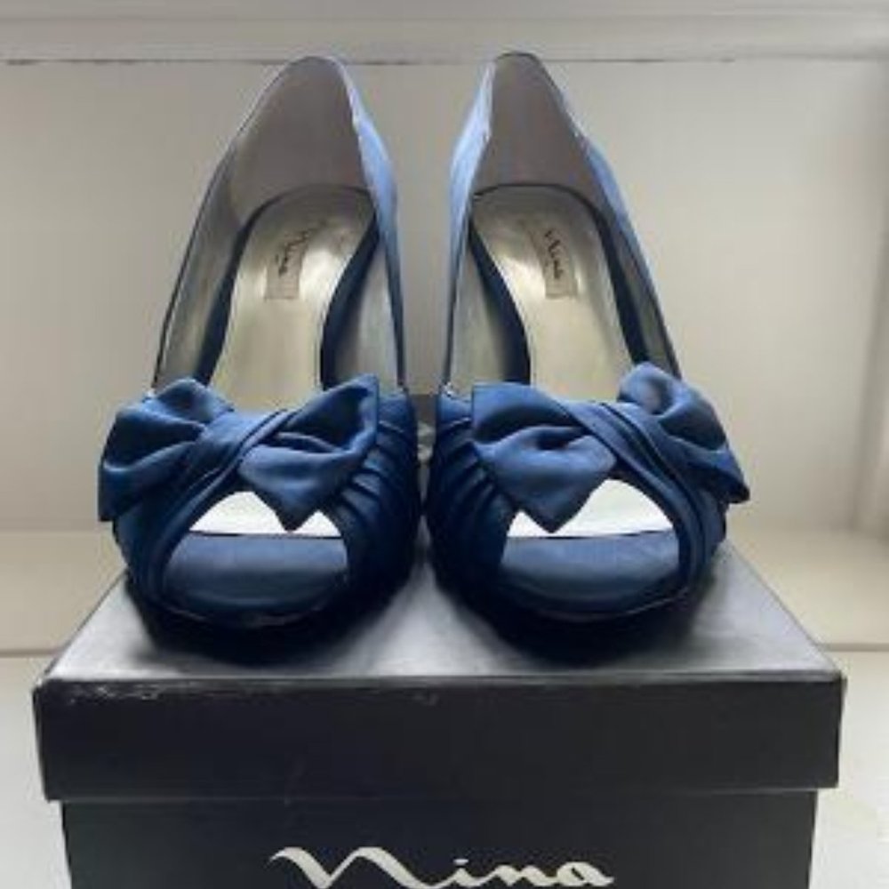 Nina Navy Heels
